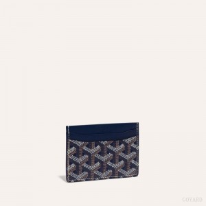 Navy Blue Goyard SAINT-SULPICE CARD WALLET | GMIA4030