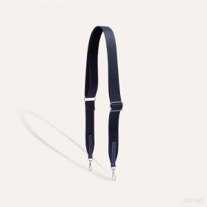 Navy Blue Goyard SANGLE PM STRAP | XWGW7949