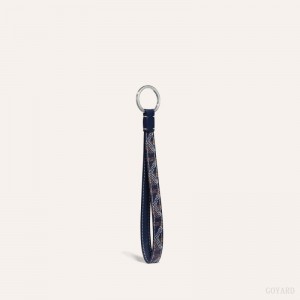 Navy Blue Goyard SESAME KEY RING | PLNK1817