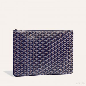 Navy Blue Goyard Sénat MGM Pouch | TQAI3236