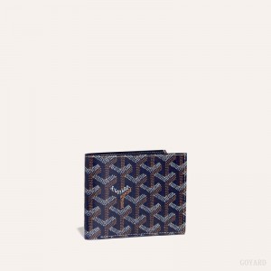 Navy Blue Goyard VICTOIRE WALLET | BGQF3745