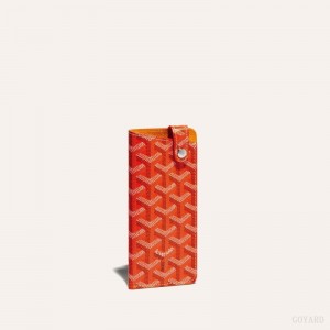 Orange Goyard MONTMARTRE PM GLASSES CASE | EHZI5613