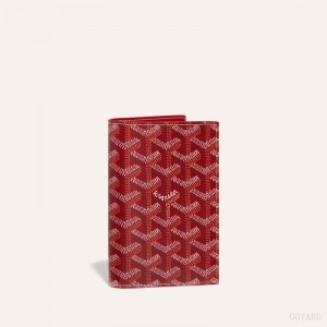 Red Goyard GRENELLE PASSPORT COVER | ZKGN4429