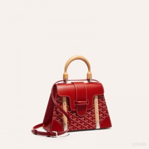 Red Goyard SAÏGON PM BAG | XRSX0586