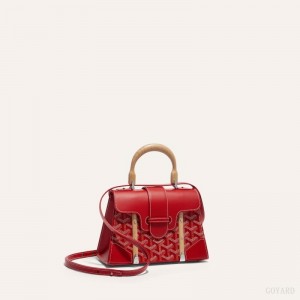 Red Goyard SAÏGON STRUCTURE MINI BAG | QCJB0136