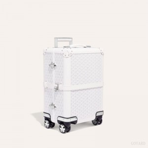 White Goyard BOURGET PM TROLLEY CASE | EUGL4172