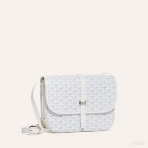 White Goyard Belvedere MM Bag | EMDA8072