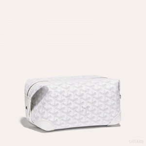 White Goyard Bowling 25 Toiletry Bag | IJSC1517