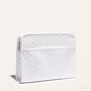 White Goyard JOUVENCE GM TOILET BAG | TGHR2635