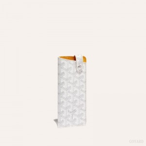 White Goyard MONTMARTRE PM GLASSES CASE | HQMO4733