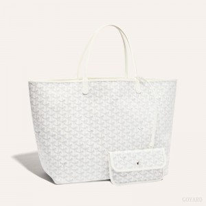 White Goyard SAINT LOUIS GM BAG | GNBI6841