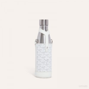 White Goyard Yonne MM Case & Flask | SRHD5654