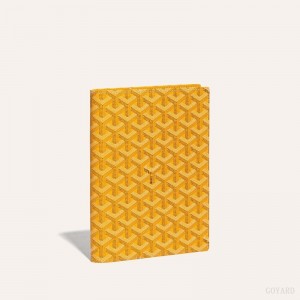 Yellow Goyard CASTIGLIONE DOCUMENT COVER | MCHB1769