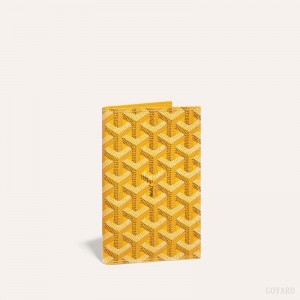 Yellow Goyard GRENELLE PASSPORT COVER | ILVX1276