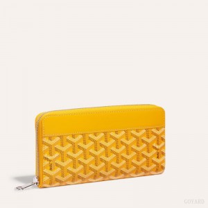 Yellow Goyard MATIGNON GM WALLET | BOTE2286