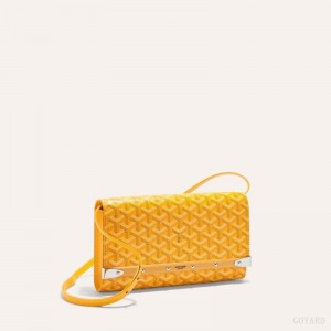 Yellow Goyard Monte-Carlo PM Clutch | AVHF1084