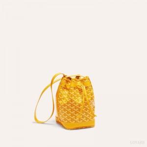 Yellow Goyard PETIT FLOT BUCKET BAG | EGVK2021