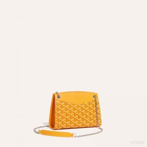 Yellow Goyard Rouette Structuré Mini Bag | JZOW5622