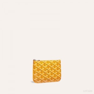 Yellow Goyard SÉNAT MINI WALLET | MDSB8950