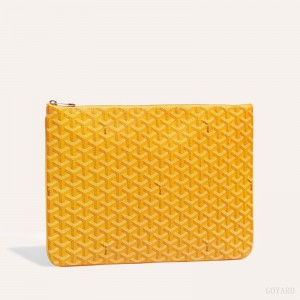 Yellow Goyard Sénat MGM Pouch | BWLD8557