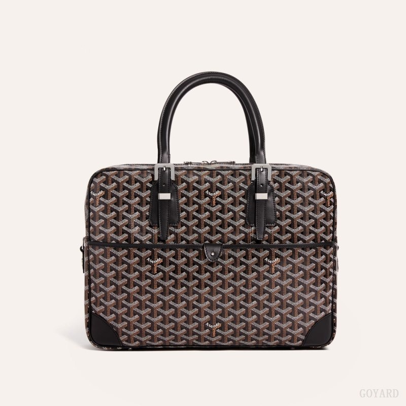 Black Goyard Ambassade MM Document Case | WIIG9900