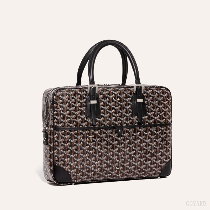 Black Goyard Ambassade MM Document Case | WIIG9900