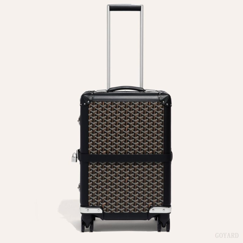 Black Goyard BOURGET PM TROLLEY CASE | QDZC6645