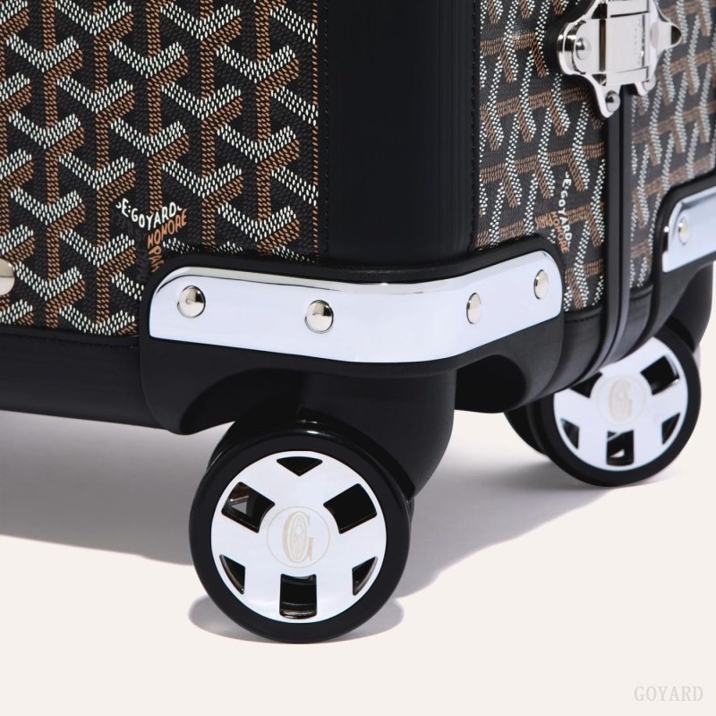 Black Goyard BOURGET PM TROLLEY CASE | QDZC6645