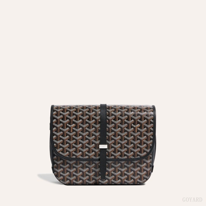 Black Goyard Belvedere MM Bag | ZUFF5534