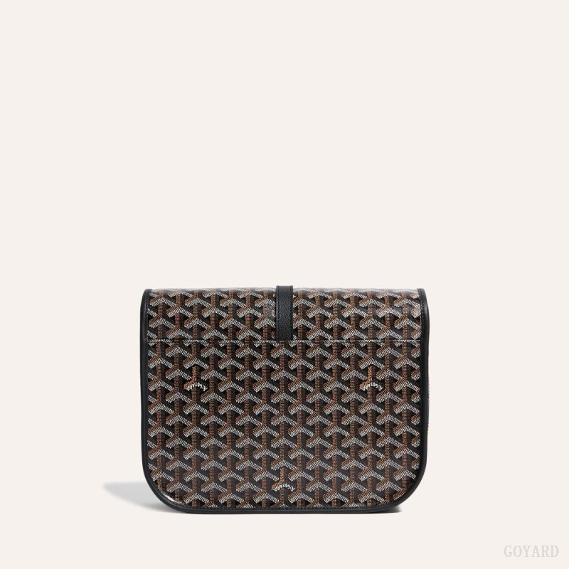 Black Goyard Belvedere MM Bag | ZUFF5534