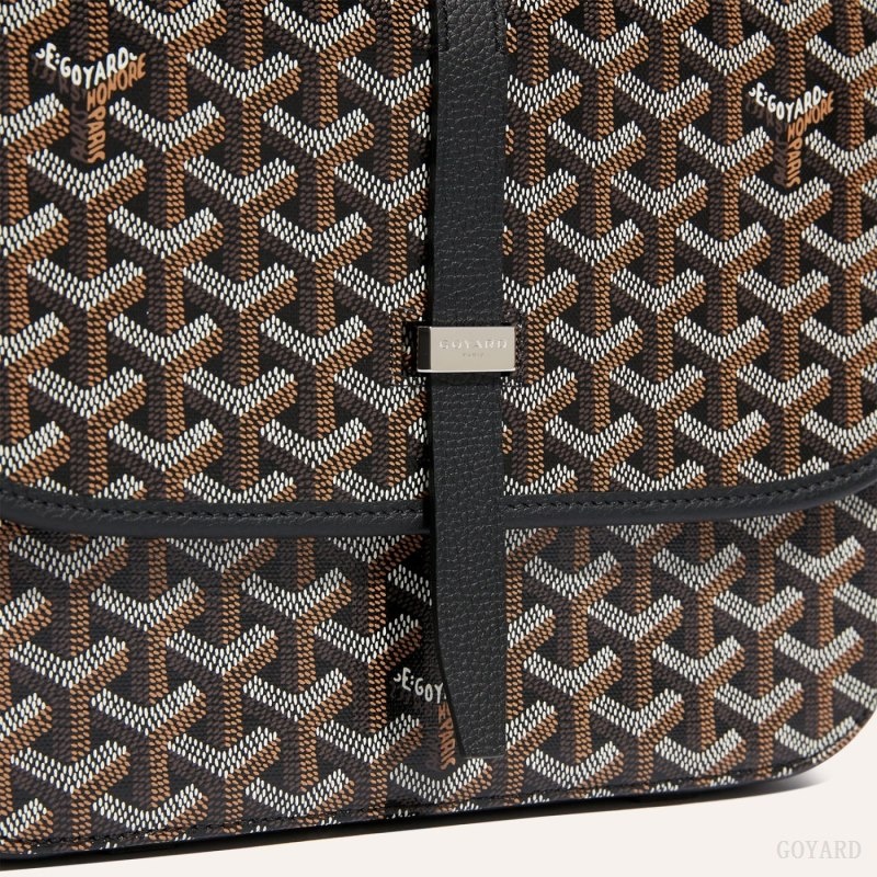 Black Goyard Belvedere MM Bag | ZUFF5534