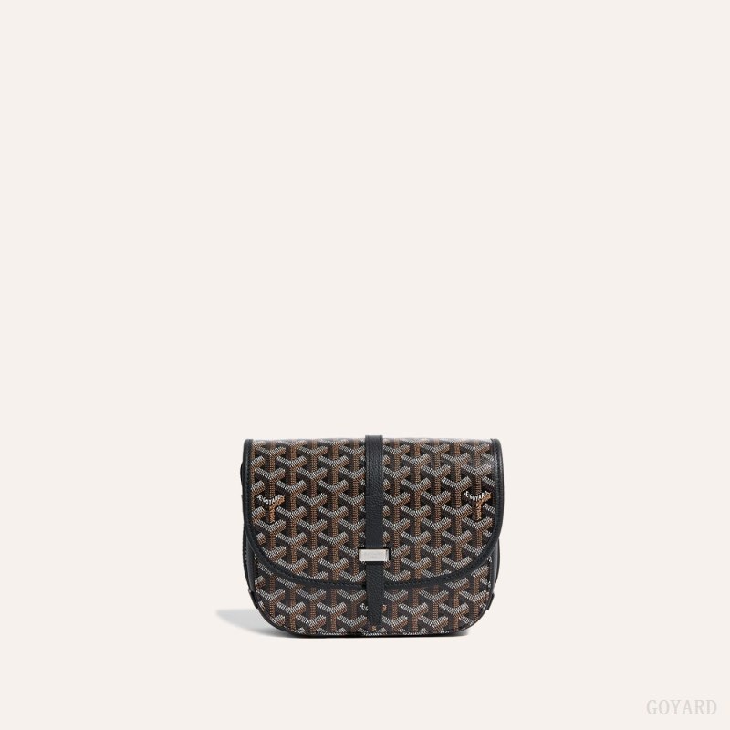 Black Goyard Belvedere PM Bag | FPOE2405