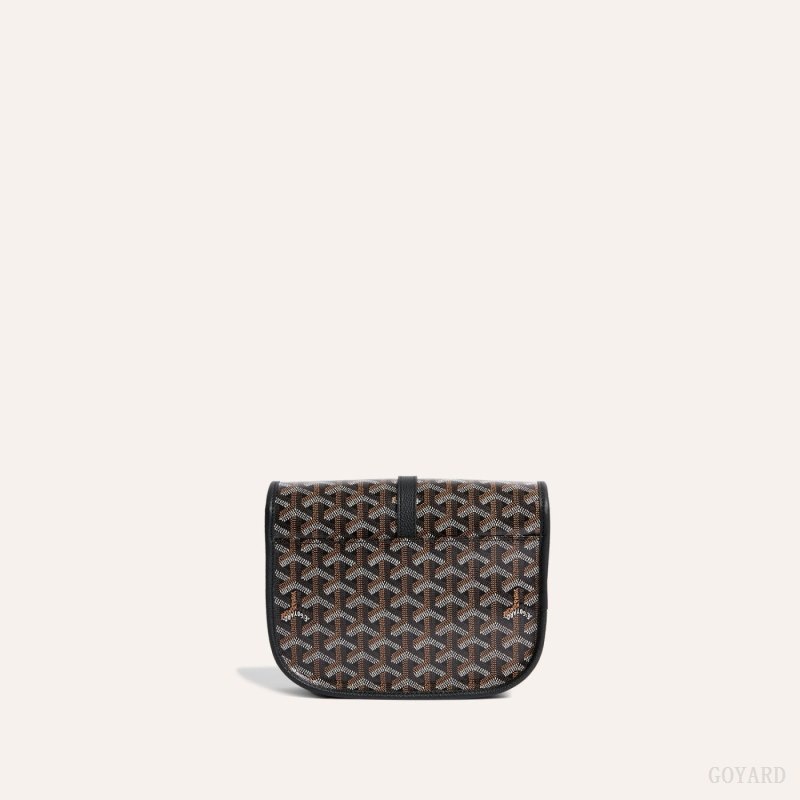 Black Goyard Belvedere PM Bag | FPOE2405