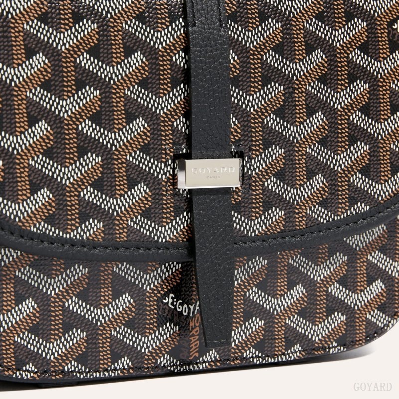 Black Goyard Belvedere PM Bag | FPOE2405