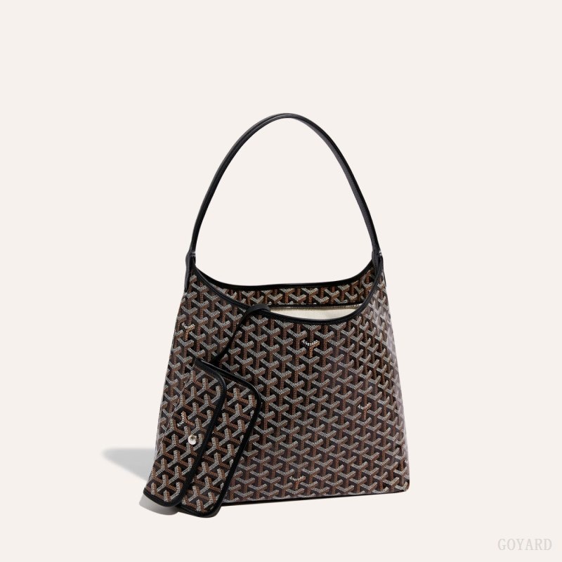 Black Goyard Bohème Hobo Bag | ZKOE9785