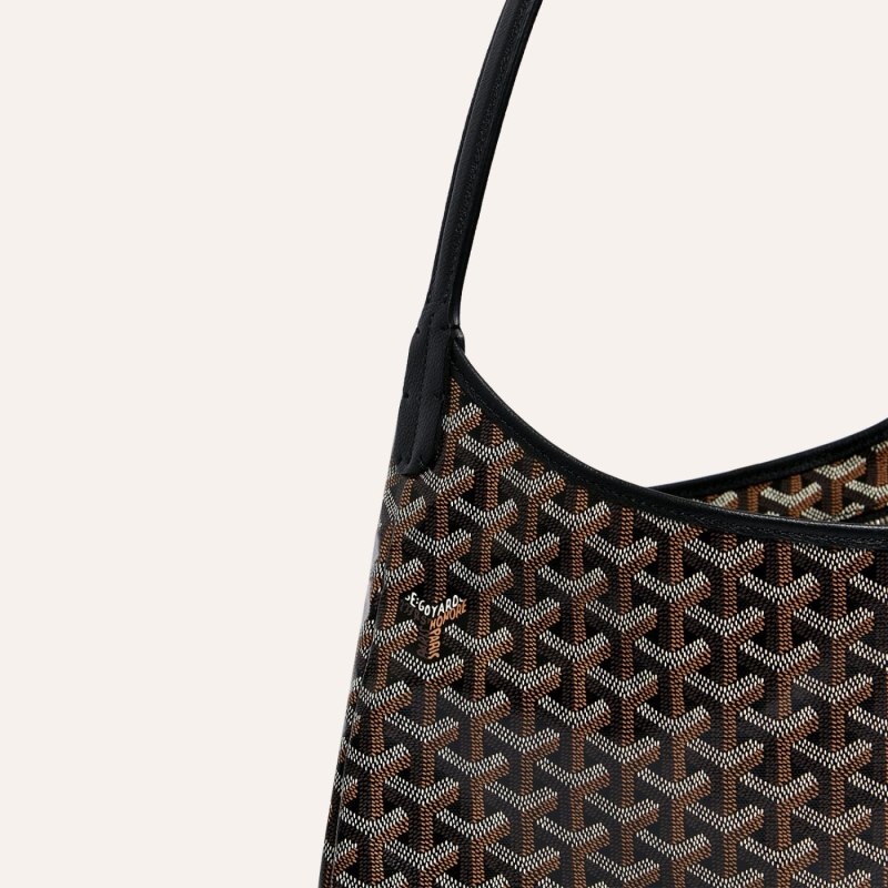 Black Goyard Bohème Hobo Bag | ZKOE9785