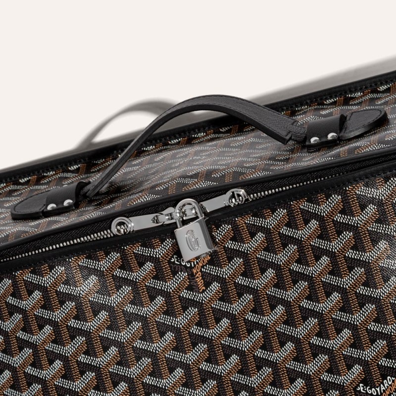 Black Goyard CARAVELLE 50 SUITCASE | IVPY3637