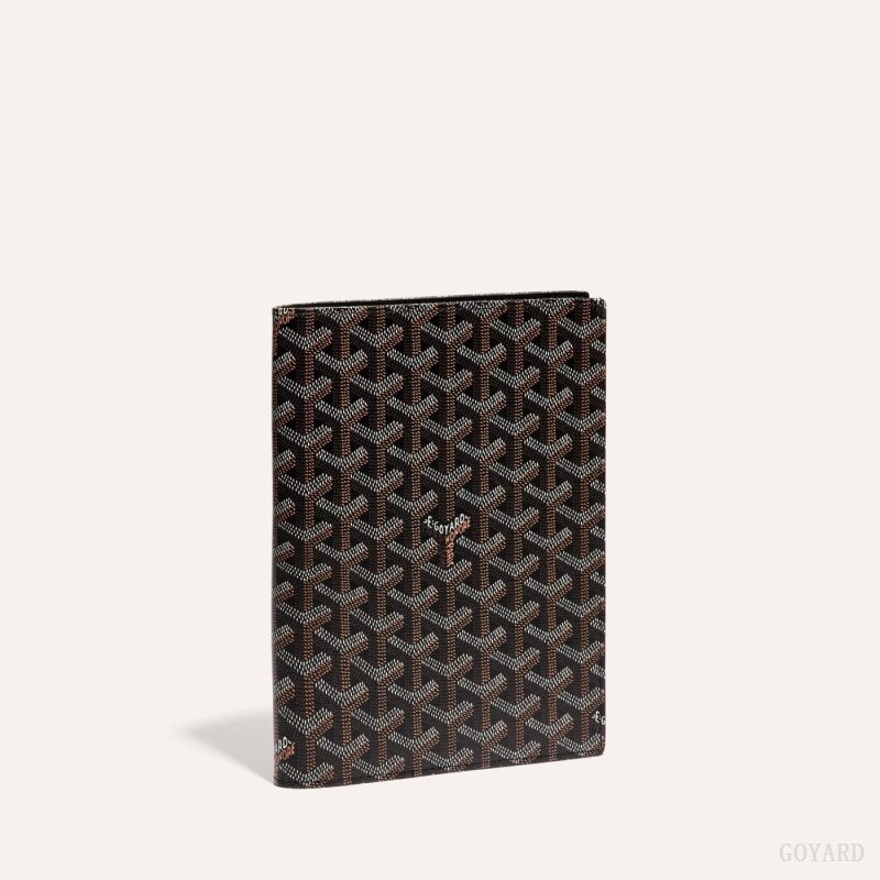 Black Goyard CASTIGLIONE DOCUMENT COVER | QVAD2623