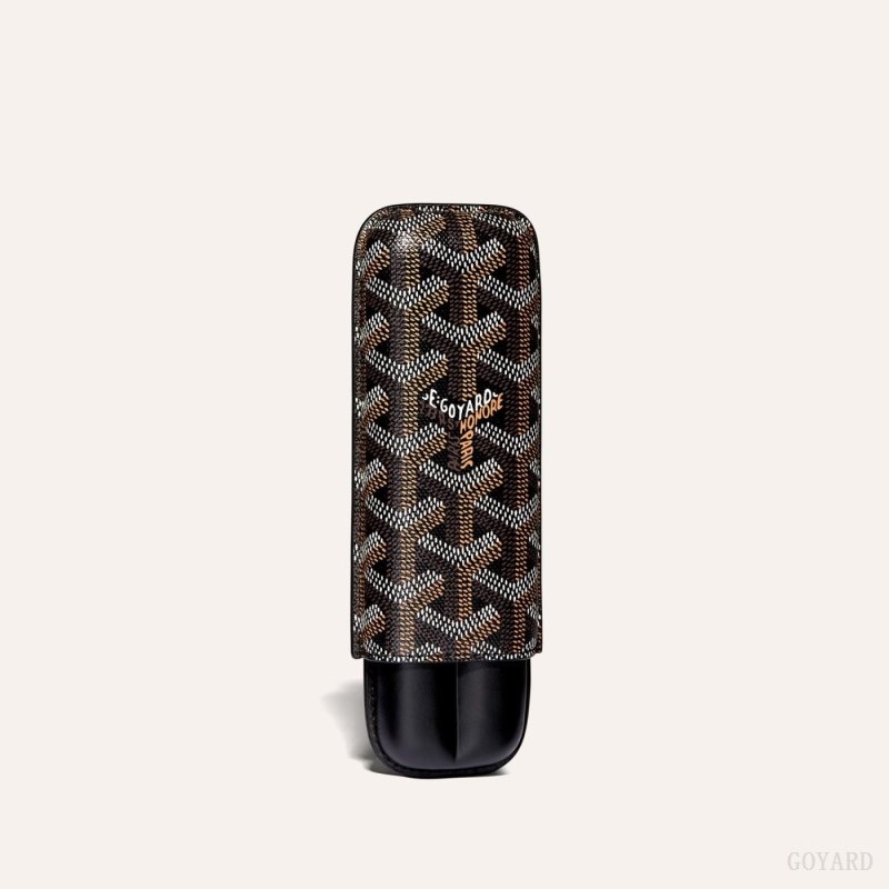 Black Goyard CHURCHILL 2 CIGAR CASE | LHBU9433