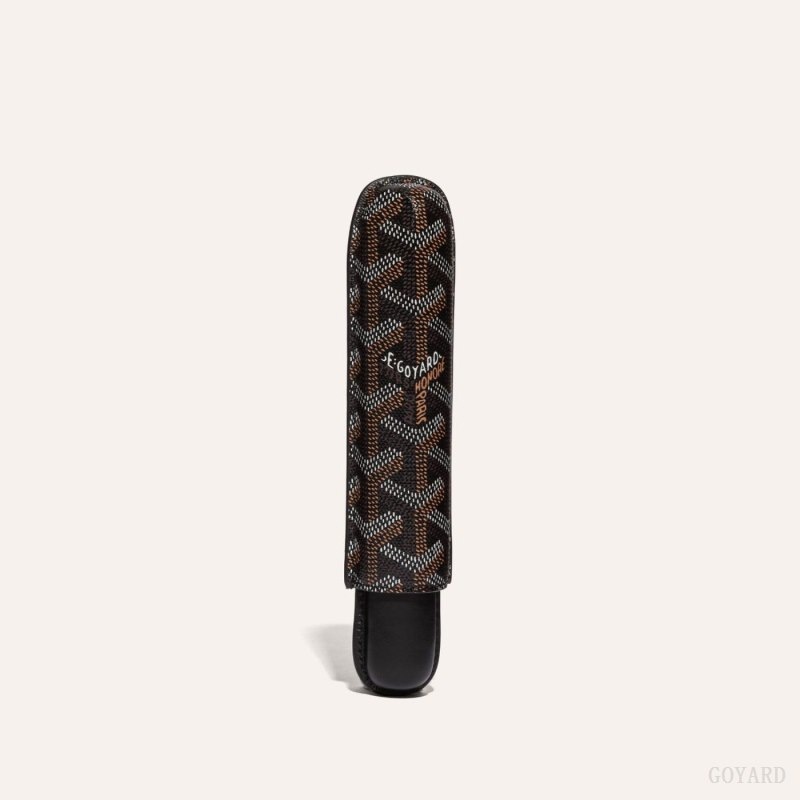 Black Goyard CHURCHILL SINGLE CIGAR CASE | JJJI1393