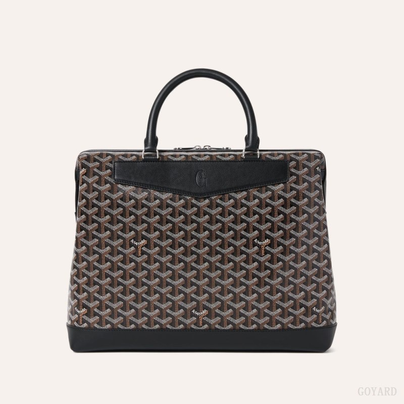 Black Goyard Cisalpin Document Case | SFFQ1042