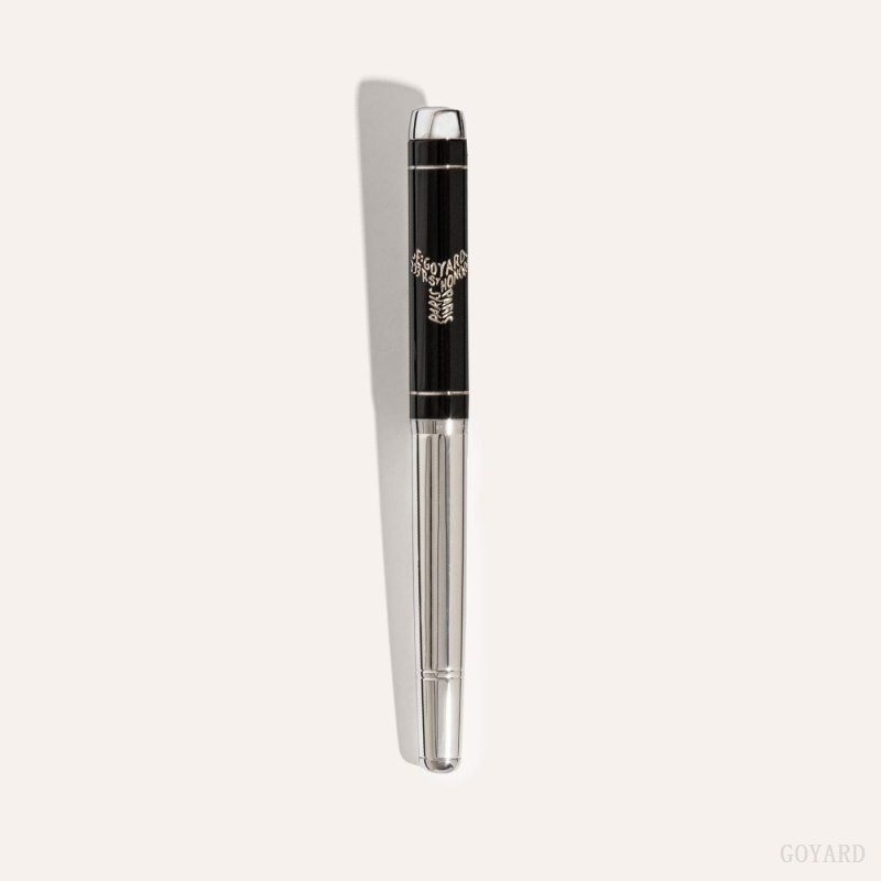 Black Goyard Clamecy Rollerball Pen | QUIZ7361