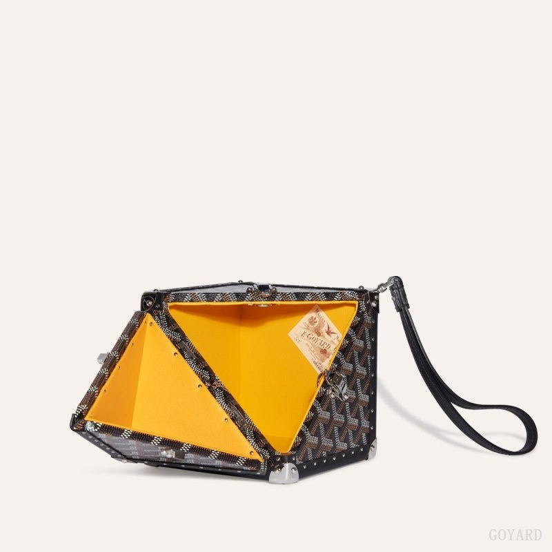 Black Goyard Dé Trunk Bag | XOUR5748