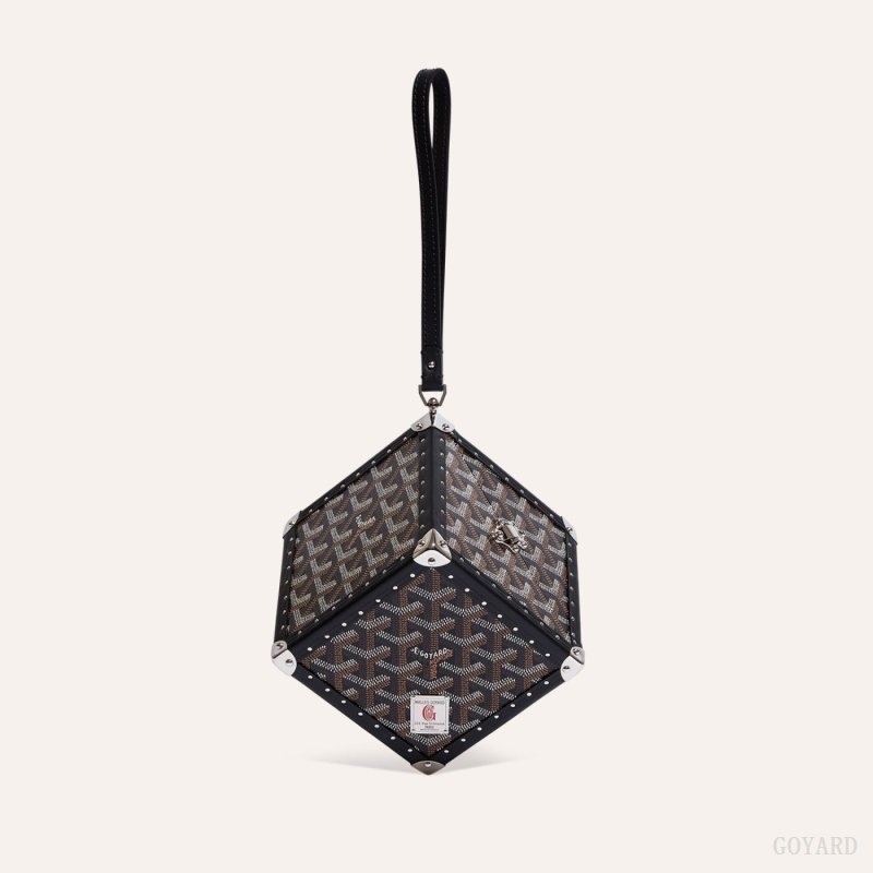 Black Goyard Dé Trunk Bag | XOUR5748