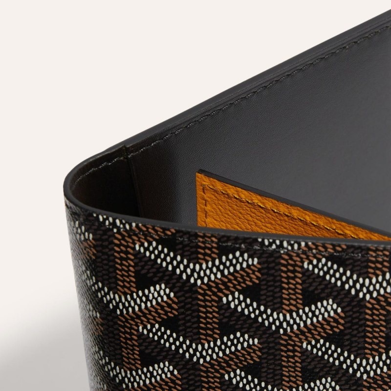 Black Goyard GRENELLE PASSPORT COVER | DLKK2008