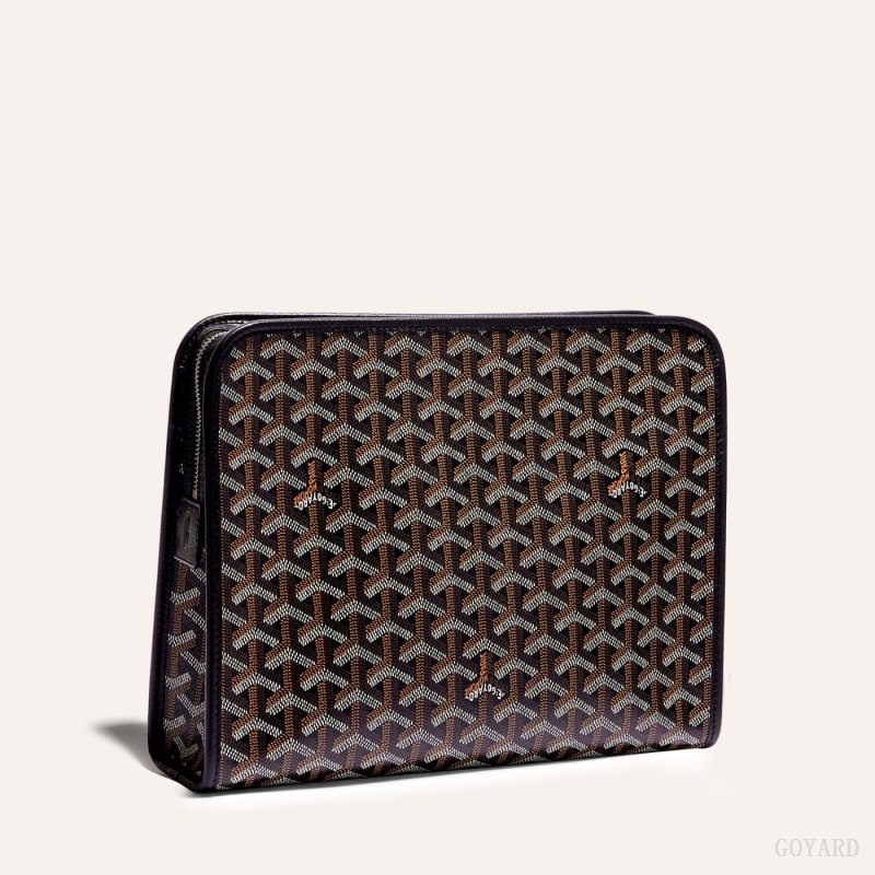 Black Goyard JOUVENCE GM TOILET BAG | TKFH5007