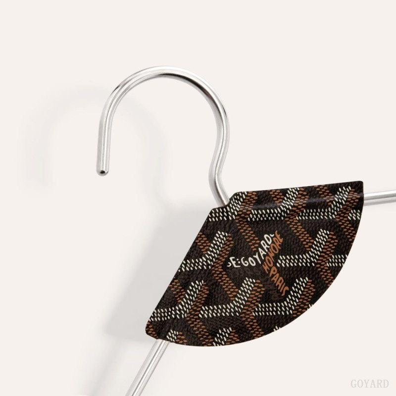 Black Goyard LIVRÉE PAIR OF HANGERS | EMYJ4637