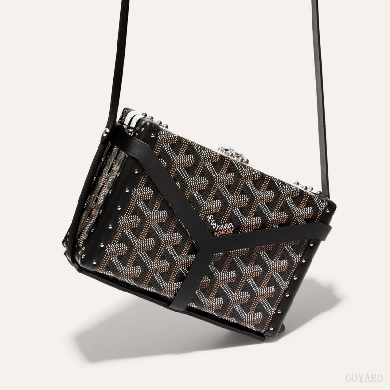 Black Goyard MINAUDIÈRE TRUNK BAG | NYGA1780