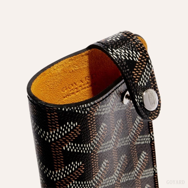 Black Goyard MONTMARTRE PM GLASSES CASE | QIHN4202