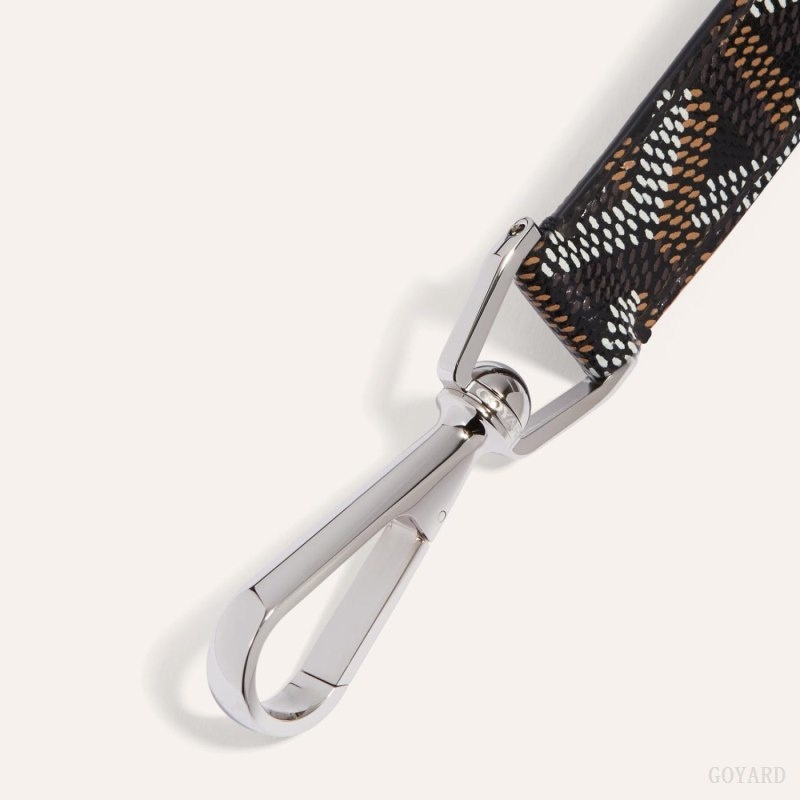 Black Goyard MOUSQUETON KEY RING | FTCX4689